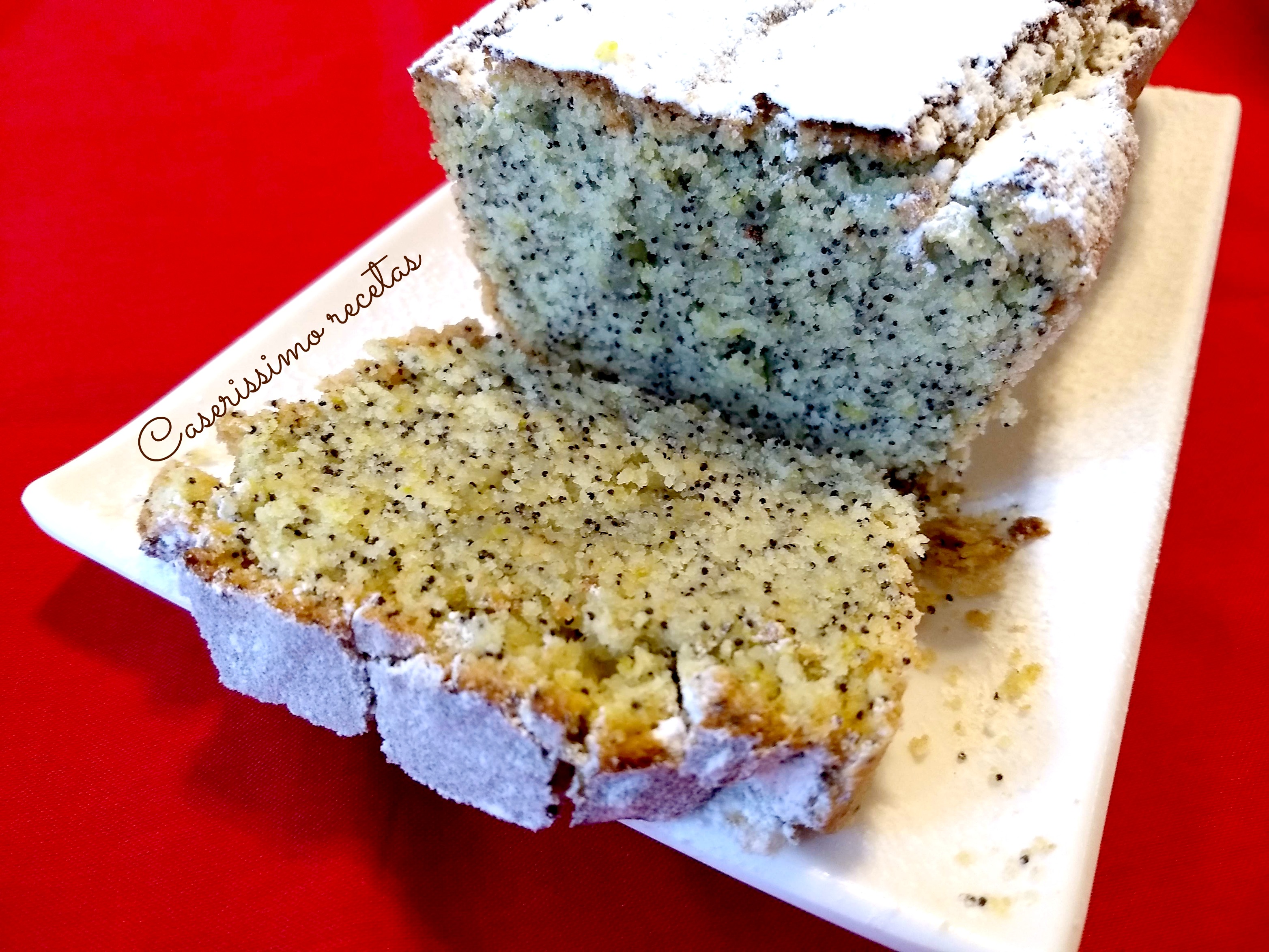 Budín Vegano De Limón Y Amapola Sin Manteca Ni Leche Ni Huevos Ideal Intolerancias